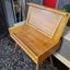 Cool, solid wood midcentury desk or hall table Carousel 5