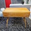 Cool, solid wood midcentury desk or hall table Carousel 10