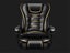 Ergonomic Gaming Chair Adjustable Office Chair 150KG Swivel Computer Chair Black Carousel 5