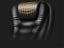 Ergonomic Gaming Chair Adjustable Office Chair 150KG Swivel Computer Chair Black Carousel 6