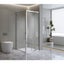 Della Francesca 40Mm Contemporary Corner Sliding Chrome Shower Screen 86X92cm Carousel 3