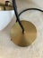 Striking Perspex and brass ball pendant lights x2 Carousel 3