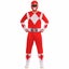 Red Ranger Deluxe Power Rangers Superhero Fancy Dress Up Adult Mens Costume Carousel 1