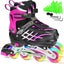 Kids Adjustable Inline Skates Light Up Wheels Outdoor Fun - Brand New NZ Stock Carousel 7