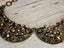 Vintage Style Statement Bib Necklace - Amber & Gold Tones - Boho Chic Carousel 4