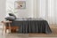 Brosa Stonewashed Cotton Sheet Set (Charcoal, Single) Carousel 3