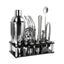 20Pcs Cocktail Shaker Set Stainless-Steel Bartender Kit Martini Strainer Maker Carousel 1