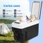 Spector Portable Car Fridge 12V Mini Refrigerator Freezer Camping Travel Cooler Carousel 8