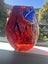 Keith Mahy New Zealand - Art Glass large vase Carousel 18