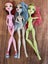 2008 & 2011 Mattel Monster High Used Doll Lot of 3 Dolls w Missing parts Carousel 2