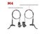4-Piston MTB Hydraulic Brake Set Front Rear 800/1400mm Carousel 3