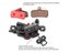 4-Piston MTB Hydraulic Brake Set Front Rear 800/1400mm Carousel 4