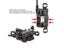 4-Piston MTB Hydraulic Brake Set Front Rear 800/1400mm Carousel 5