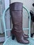 PULP CHOCOLATE BROWN TALL LEATHER BOOTS EX CONDITION SIZE 7.5 GORGEOUS Carousel 3