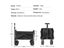 Foldable Heavy Duty Outdoor Camping Utility Cart Carousel 4
