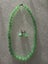 Set of necklace and earrings from chrysoprase Carousel 1