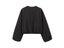 Black Soft Cropped Bomber Jacket For Women Long Sleeve Carousel 6