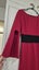 Red stretch dress - flared sleeves, flattering waistband Carousel 1