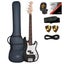 Artist APG34 Black 3/4 Size Bass Guitar w/ Accessories Carousel 1