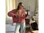 Women Vintage Floral Print Cropped Puffer Jacket Carousel 5