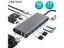 11 Ports USB C Docking Station For PC Laptop With RJ45 HDMI VGA Card Slots Carousel 3