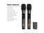 Wireless 2 Channel Karaoke Mic System For JBL Speaker Carousel 4