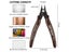 5Pcs Diagonal Side Cutting Cable Nippers Mini Snips Flush Nipper Carousel 4
