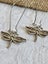 Gorgeous Dragonfly Pendant Earrings - Stainless Steel Hooks Carousel 1
