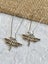 Gorgeous Dragonfly Pendant Earrings - Stainless Steel Hooks Carousel 2