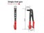 Heavy Duty Rivet Gun Kit With 100Pcs Rivets For Furniture Boat Trailer Carousel 8