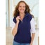 zip neck vest top - M - Blue - keeps body warm without overheating - perfect Carousel 1