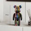 27Cm Graffiti Bear Statue Paint Block Decor Resin Desktop Ornaments Home Decorat Carousel 2
