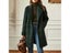 Women's Vintage Wool Plaid Mid-Length Jacket Carousel 3