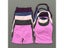 2 Pcs Women's Seamless Halter Bra Shorts Set For Workout Carousel 3