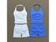 2 Pcs Women's Seamless Halter Bra Shorts Set For Workout Carousel 7