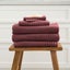 Alessia Cotton Bamboo Rib Bath Towel Carousel 15