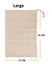 Organic Reusable Cotton Mesh Produce Bags for Vege's & Fruit - 3 Sizes Available Carousel 2
