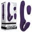 Evolved 2 Become 1 Purple 23.5 Cm Usb Rechargeable Strapless On With Remote Carousel 1
