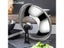 30-36cm Stainless Steel Thicken Visible Wok Pan Lids Carousel 3