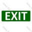 Safety Sign - Exit Sign 120x 300mm Carousel 1