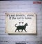 THE CATTAGE - Funny Cat Tin Sign Perfect For The Serious Wine Connoisseur Carousel 3