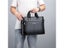 PU Leather Laptop Briefcase For Men A4 Documents Shoulder Tote Carousel 3