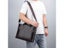 PU Leather Laptop Briefcase For Men A4 Documents Shoulder Tote Carousel 5