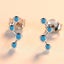 Silver Turquoise Stud Earrings "Polaris" Carousel 4