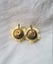 Vintage Denton Ceramic Rose Screwback Earrings. Carousel 3