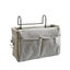 Hanging Bedside Storage Caddy With Pockets For Bunk Dorm Couch Organizing Grey T Carousel 1