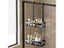 Bathroom Punch Free Wall-mounted Storage Rack 1/2 Tiers Carousel 3