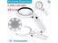 11x5x Foldable Magnifier With Light And Stand For Reading Repair Carousel 3
