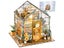 DIY Miniature Garden House Kit With LED Light And Furniture Carousel 3