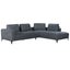 Hart 3 Seater Sofa Grey - RHS Carousel 3